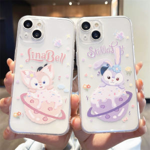 เคสโทรศัพท์ซิลิโคนน่ารักสำหรับ Apple 13 14 pro Max 12 pro 11 17 ป้องกันการตกหล่นแบบเต็มจอสำหรับผู้หญิง ลายการ์ตูน Star Doremi