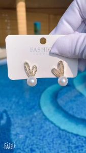 ต่างหูแฟชั่น กระต่ายน่ารัก Stud Earrings พร้อมส่งจากไทย