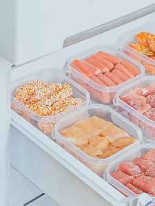 กล่องอาหาร กล่องเก็บอาหาร โปร่งใส ทนความร้อน เข้าไมโครเวฟได้ เก็บผัก ผลไม้ ในตู้เย็น อเนกประสงค์ มี 5 ขนาด