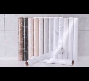 Marble Wallpaper Wall Stickers Kitchen Kitchen Waterproof Foil Wallpaper Vinyl Film PVC Wall Sticker Self Adhesive Wallpaper Removable Contact Paper for Bathroom Home Decorative Film Kitchen Thick Oil Proof Wall Stickers