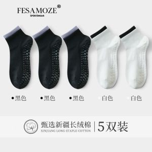 FESA MOZE High-End Yoga Socks Professional Non-Slip Cotton Fitness Sport Floor Socks for Women Pilates Indoor Exercise