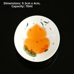 PUQI | Underglaze Color High Aesthetic Value Lucky Theme Hand-painted Tea Cup