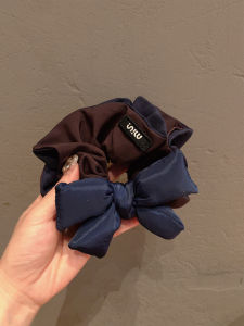 Korean Style Double Sided Cotton Blend Butterfly Knot Hair Ties Fabric Hair Bands Womens Sensation Head Ropes Fashionable Contrast Colors