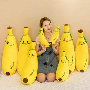 (Super Fan) 35/50/70CM Plush Toys Long Sleeping Pillow Large Banana Doll Soft Stuffed Toy Boy Girl Birthday Gift