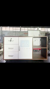 Tủ Tài Liệu Máy In Văn Phòng SIB Decor Có Hệ Bánh Xe Di Động Đa Năng HS24