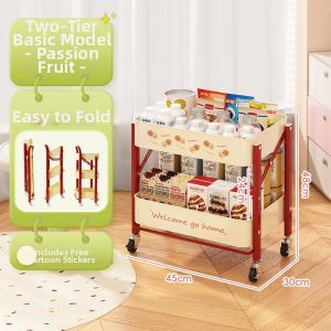 maitian | Dopamine Multi-function Home Storage Cart Shelf Multilayer Foldable