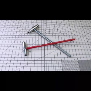 (HobbyMio) Mini Hammer - Dual Head Silicone Pad Anti Slip Handle Model Kit Tool DIY Craft Hobby Mio 手工金属小锤 铝合金 模型专用 喵匠