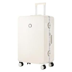MANLVSHI | High Aesthetics Aluminum Frame Travel Luggage with Swivel Wheels 28in