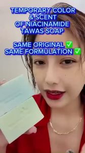 Niacinamide Tawas soap Skin Lightening Cleanses Skin Body Deodorant Antiperspirant Care Body Wash