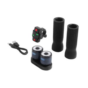 For Iscooter for Kukirin for AOVOPRO ES80 Scooter Turn Signal with Remote Control Wireless Handlebar Grip Parts