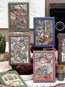 DIY Relaxation 3D Craft Sticker Set Miniature Scene