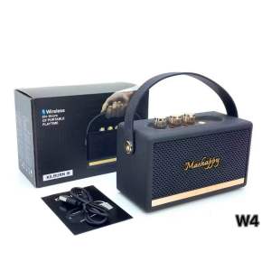 ลำโพงบลูทูธพกพา รุ่น W4 ขนาดพกพา เสียงดี เบสแน่น พร้อมที่หิ้ว ดีไซน์สวย รุ่นใหม่ล่าสุด