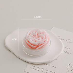 Creative Austin Rose Soy Wax with Glass Holder Scented Candle Aromatherapy Home Fragrance Party Candle