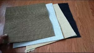 Bahan Alas Bawah Sepatu TPR Lembaran Outsole Sol Sepatu Motif Cacing