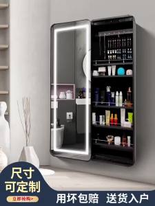 Full Body Mirror Wall Mount Mirror With Rack Dressing Mirror With Stand Dressing Mirror Wall Mirror Full Length Mirror With Storage Girls Bedroom Ins Wind Net Red Dressing Mirror 镜子全身