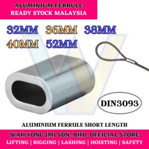 FERRULE ALUMINIUM JENIS PENDEK / ALUMINIUM FERRULE SHORT LENGTH TYPE DIN3093 (32MM - 52MM)