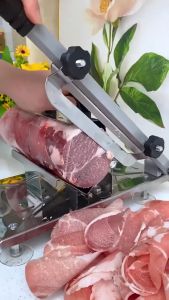 KIRIM CEPAT JKT KNIFEZER Alat Pemotong Daging Tipis Buah Vegetables Meat Slicer /  Pengiris Sayuran Buah Daging Beku Stainless Steel Meat Slicer / Alat Pemotong Daging dan Tulang Multifungsi BX002
