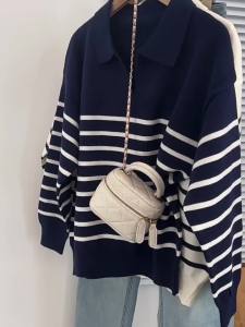 Áo Sweater Sọc Dễ Thương Thoáng Mát