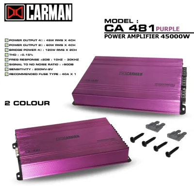 Power Audio 4ch Carman CA481 New