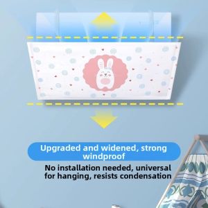 JXinJie | Wide No-Direct Wind Air Conditioner Deflector Wall-Mounted Adjustable