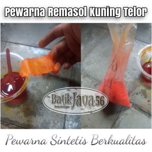 Remasol Pewarna Kuning Telor Tie Dye Kain Batik Shibori Jumputan Colet Kemasan 50 gram