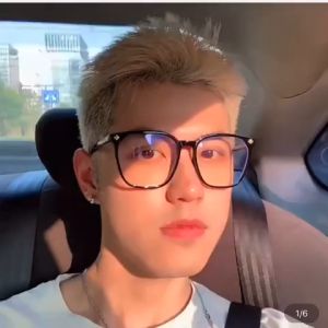 Mắt kính mát nam nữ tròng kính mắt vuông chống ánh sáng xanh gọng kính vuông hot trend