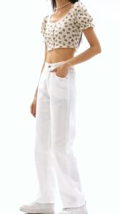 Celana Straight Jeans Wanita / Celana Highwaist Loose Cutbray Jeans / Celana Panjang Wanita / Celana Jeans / Celana Wanita Korean Style / Celana Panjang Highwaist Kulot Denim Premium 2025