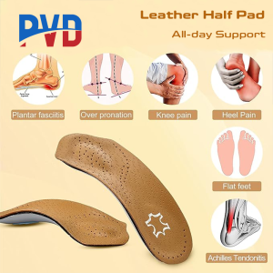 PVD 1Pair Orthotics Insoles Plantar Fasciitis Insoles High Arch Supports Shoe Insoles for Flat Feet Over-Pronation Foot Pain Relief Orthotics Heel Cushion Inserts for Running Walking