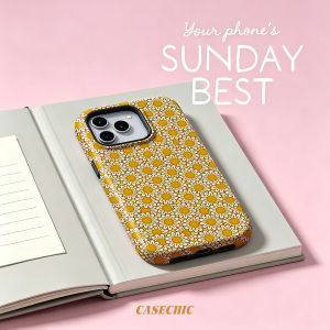 Potdemiel | Cozy Poodle In Bed For Case For iPhone 17 16 15 14 Plus 13 Pro Max Shockproof Hard PC Flower Cover