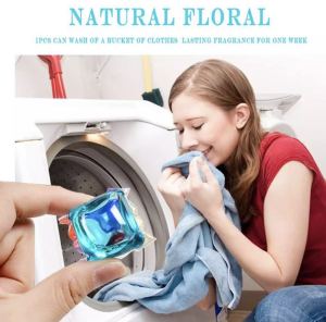 BnB Mall 10pcs Laundry Fragrance Detergent Gel Beads Cleaning Ball Washing Stain Cleaner Capsule Travel Washing Liquid Cleaning LD-WS/GEL