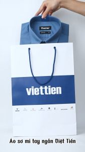 Áo sơ mi Việt Tiến tay ngắn(D.petro)