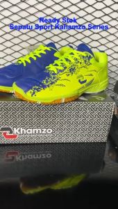 Sepatu Badminton Pria Khamzo D14 Hijau Premium: Sepatu Olahraga Cowok Terbaru