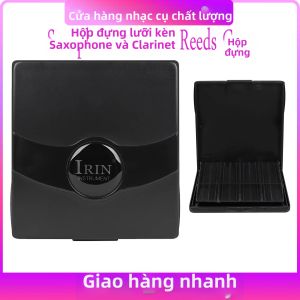 IRIN | IRIN SR-85 Hộp Đựng Kèn Saxophone Hộp Lưu Trữ Đa Năng ABS Chất Lượng Cao Cho 8 Cây Sậy Phụ Kiện Nhạc Cụ Màu Đen Chống Mài Mòn Chống Thấm Nước