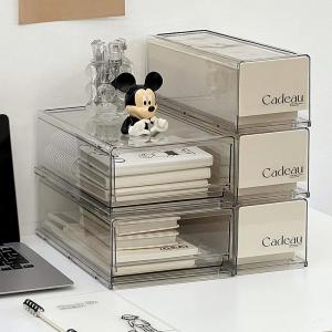 MEISITEKEKE | Desk Drawer Organizer Transparent Acrylic