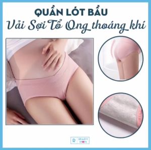 [Hoàn tiền 6%] Quần Lót Bầu | Vải Sợi Tổ Ong Thoáng Khí | Nâng Đỡ Bụng Bầu | Hàng Trung Quốc | Q19