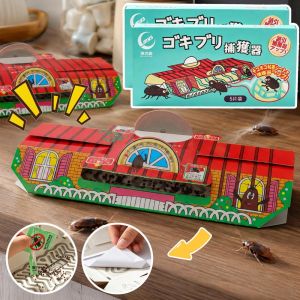 20Pcs Long‑Effective Cockroach Killer Repeller Roach Traps Roach Motel Kitchen Cockroach Sticker
