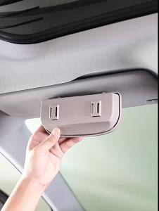 Glasses Holder Magnetic Car Sun Visor Glasses Case Organizer Sunglasses Box Holder Visor Sunshade Car Holder For Glasses Worldmu
