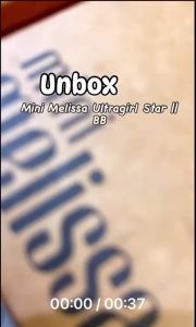 MINI MELISSA ULTRAGIRL STAR II BB ( SIZE 22/23 - 30 ) FLAT SHOES ANAK