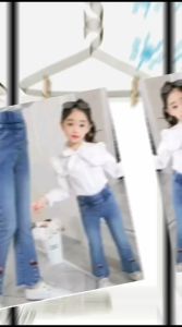 CELANA JEANS PANJANG IMPORT ANAK CEWEK/ JEANS IMPORT ANAK PEREMPUAN MODEL RAWIS MUTIARA