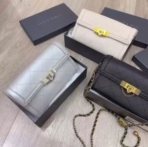 Túi đeo chéo nữ thiết kế khóa gập nhọn kiểu dáng thanh lịch sang trọng (FULLBOX) Size 20