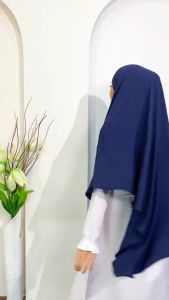 NEW FRENCH KHIMAR YOORA I DAILY FRENCH KHIMAR FREE CADAR TALI/KHIMAR CRINCLE AIRFLOW SYARI