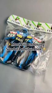 MYSANDAL FEDOR F-885-D/F-886-D: Sendal Anak Desain Bola & Karakter Labubu