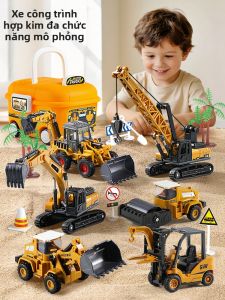 NUKied | Alloy Simulation Engineering Vehicle Model Toy Car for Boys Birthday Gift