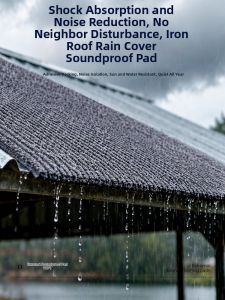 YIMING | Soundproofing Rain Mat Sound Insulation Noise Reduction Roof Balcony