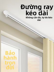 SHELIANKE | Thanh Treo Rèm Trượt Gắn Tường Có Thể Mở Rộng Im Lặng