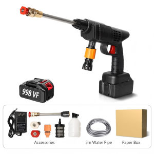 Portable High Pressure Washer 30Bar Car Water Gun Lithium Battery Charging Wireless Spray Cleaner Pump Washing Machine
