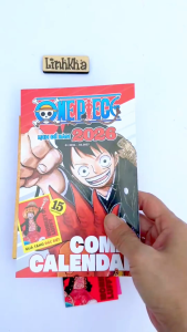 Lịch để bàn One Piece Năm 2026 (khổ nhỏ mini) - Tặng kèm Set 15 Mini Sticker - NXB Kim Đồng