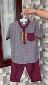 Setelan Baju Koko Anak Laki Laki Setelan Koko Anak Baju Muslim Anak 2 - 10Tahun Kain Katun Madinah