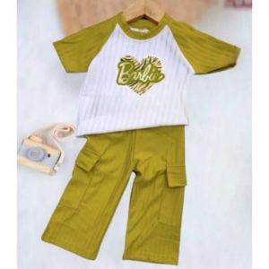 SETELAN ANAK PEREMPUAN BAHAN KNITH UNTUK USIA 1-10 TAHUN