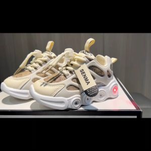 【On Hand】 LED Shoes For Kids Girls White Shoes With Lights Rubber Shoes Baby Shoes 1 To 5 Years Old